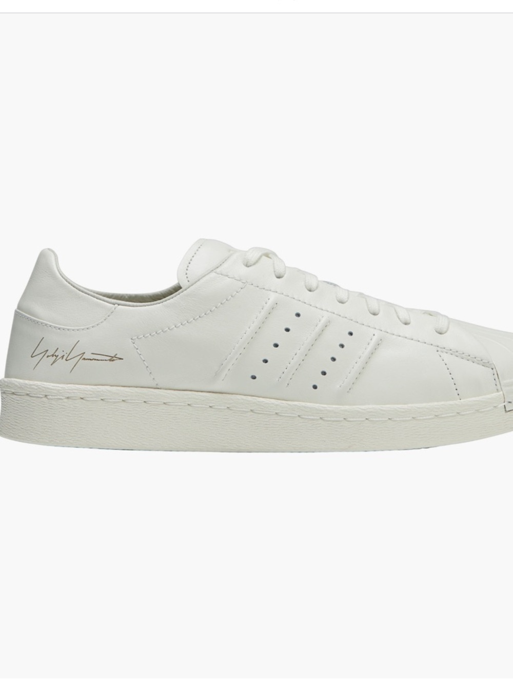 ADIDAS Y-3 SUPERSTAR YOHJI YAMAMOTO LEATHER SNEAKERS SIZE 8